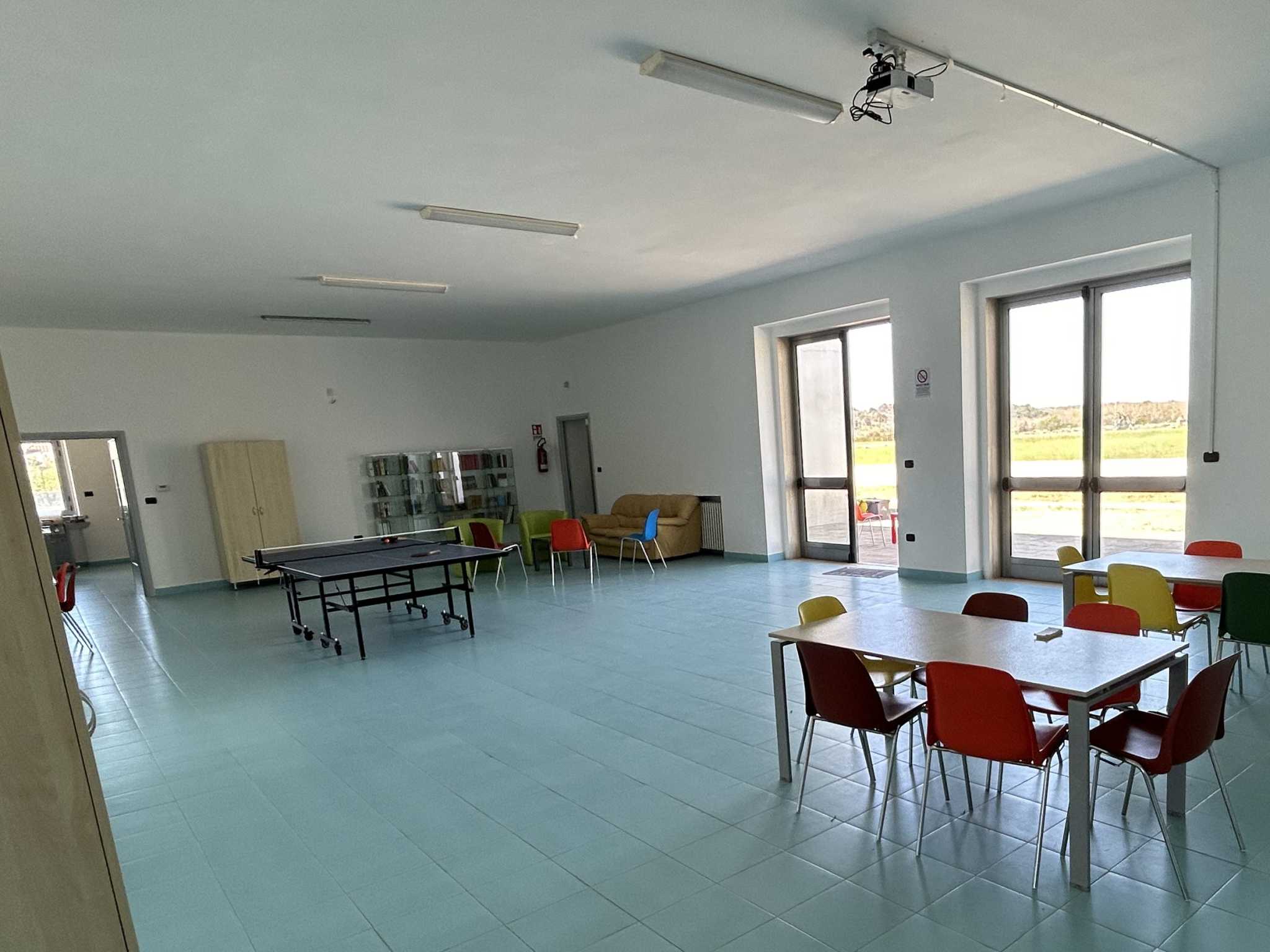 Sala eventi Laboratorio Urbano Giovanile dopo i lavori