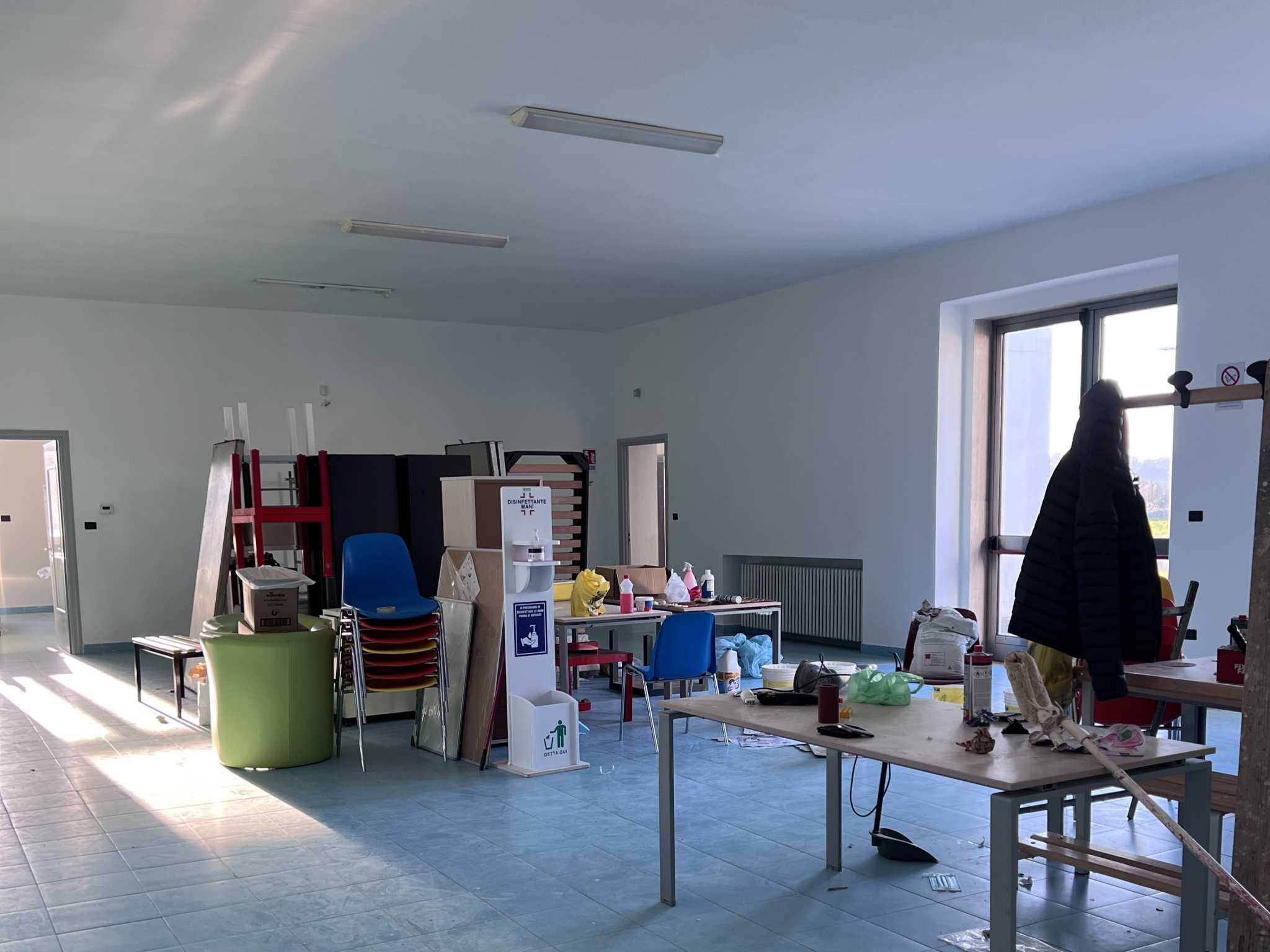 Sala eventi Laboratorio Urbano Giovanile prima dei lavori