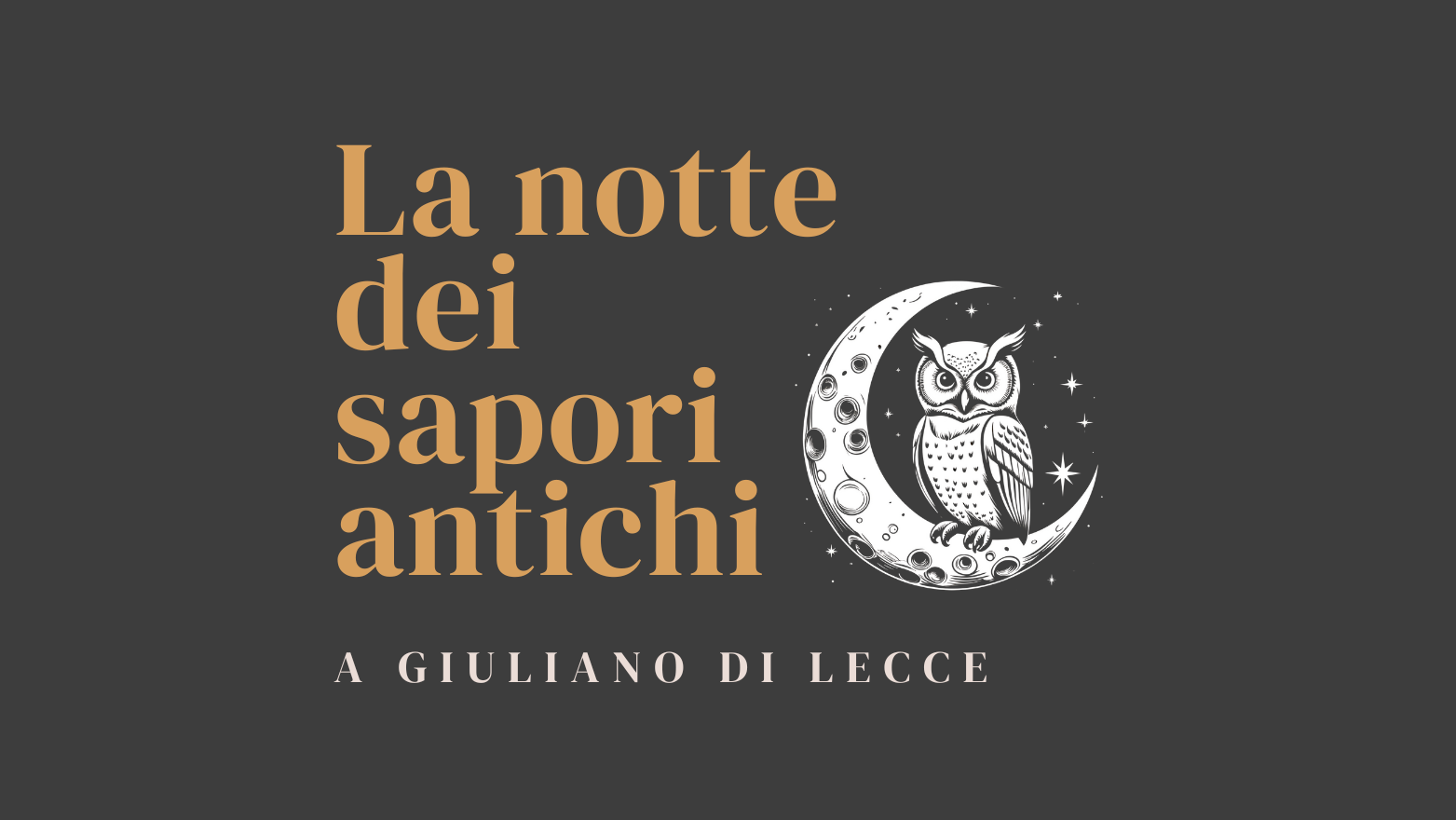 Logo de "La notte dei Sapori Antichi"