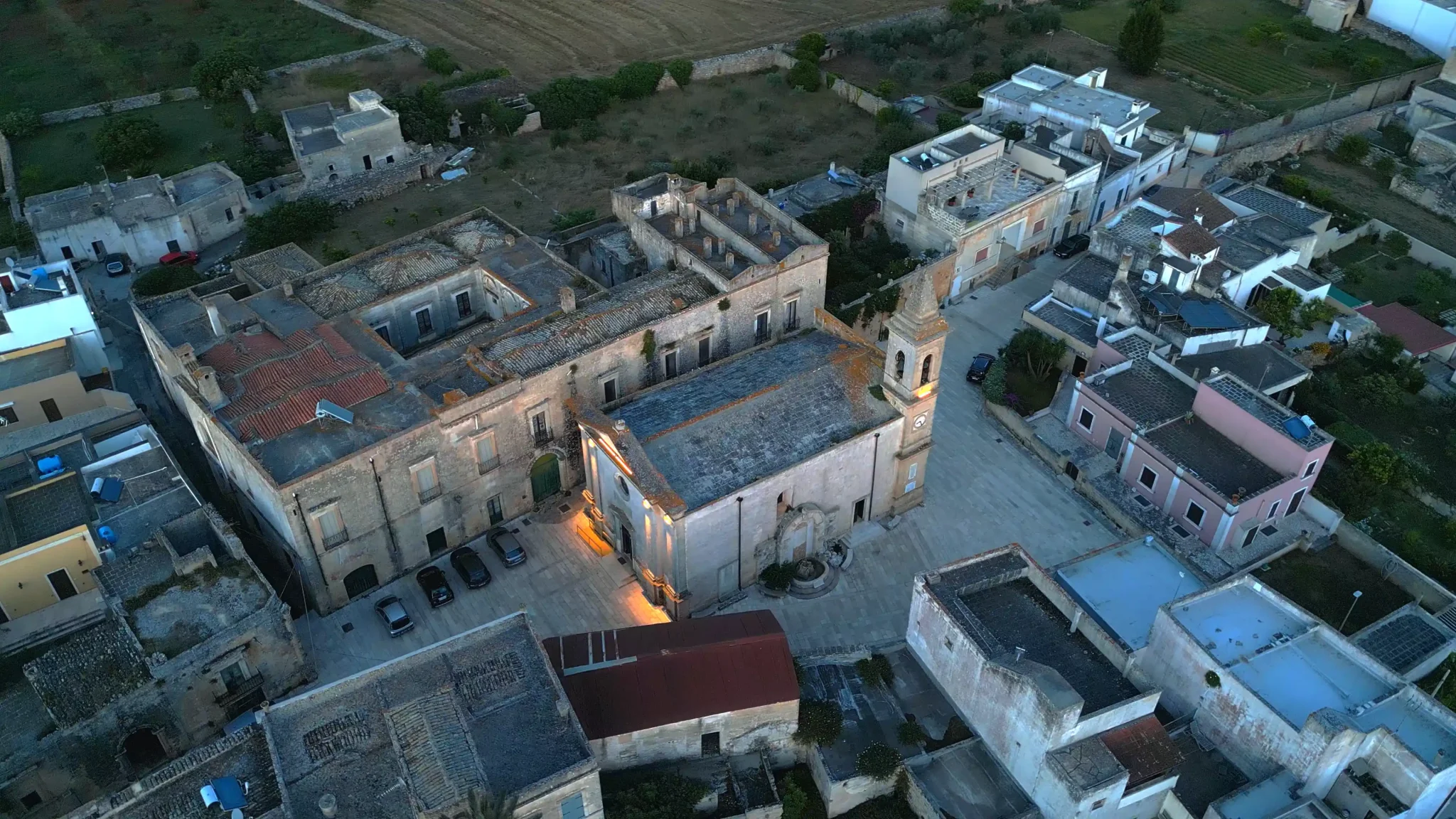 vista alto chiesa Paronamica drone, Piazza San Giovanni